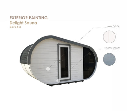 2.4 X 4.3 M DELIGHT SAUNA